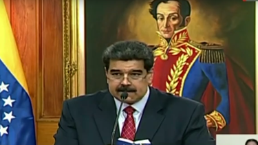 nicolas maduro habla en rueda de prensa
