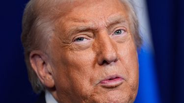 El presidente de EEUU, Donald Trump, habla durante una conferencia de prensa con el primer ministro israelí, Benjamin Netanyahu, en Mar-a-Lago, el lunes 29 de diciembre de 2025, en Palm Beach, Florida. (AP Foto/Alex Brandon)