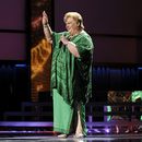 FILE - Paquita la del Barrio durante su presentación en la 14a edición de los Latin Grammy en el Hotel y Casino Mandalay Bay el 21 de noviembre de 2013, en Las Vegas. (Foto Chris Pizzello/Invision/AP, archivo)