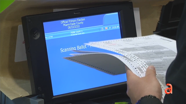prueban las maquinas de votacion para las elecciones primarias en miami-dade