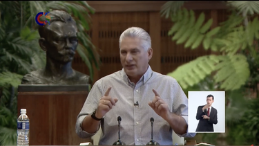 estamos preparados para enfrentar cualquier accion, advierte diaz-canel sobre el 15n