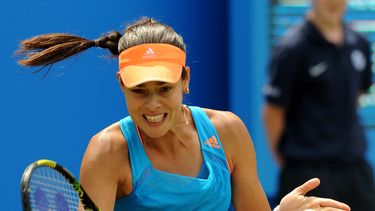 americateve | Ana Ivanovic en el encuentro en que venci[o a Shuai Zhang en semifinales del torneo de Birmingham el 14 de junio del 2014. (AP Foto/PA, Rui Vieira) UNITED KINGDOM OUT  NO SALES  NO ARCHIVE