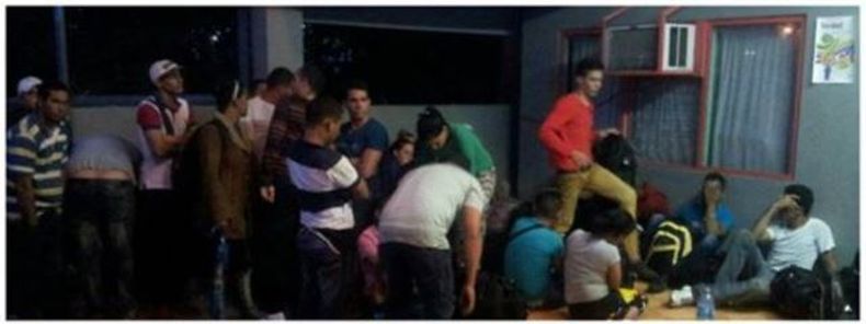 Las camionetas en que eran transportados se acercaban a la frontera con Nicaragua cuando una maniobra de los choferes alertó a las autoridades.