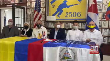 exiliados en miami piden la invocacion del tiar por crisis en colombia