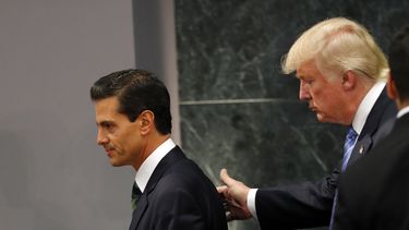 trump y pena no hablaran sobre el muro publicamente