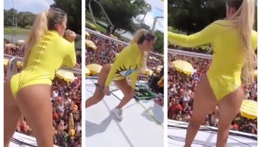 karol g en brasil: la colombiana enloquecio a sus fans con su sexy baile