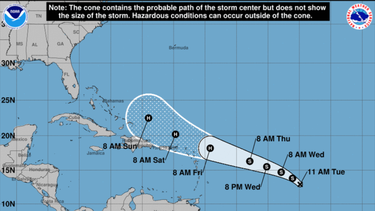 una nueva depresion tropical se forma en el atlantico y podria transformarse en huracan