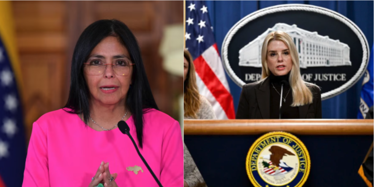 EE.UU. prepara acusación penal secreta contra Delcy Rodríguez por corrupción y lavado de dinero, según Reuters