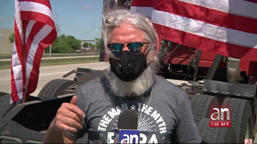 camioneros de miami protestan por el bajo precio que le estan pagado las millas