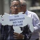 Protesta en Caracas por severa escasez de medicinas
