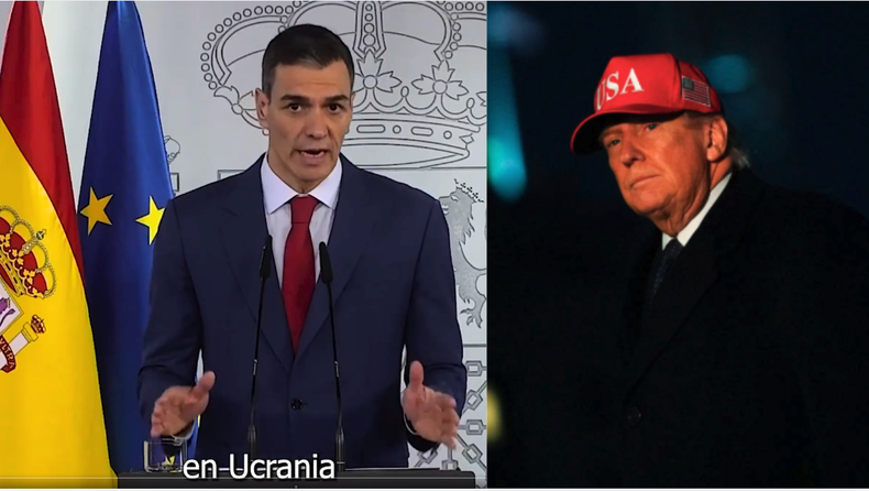 Trump Pedro Sanchez