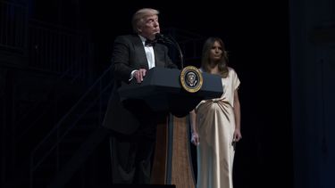 Trump se estrena en la escena social en Washington