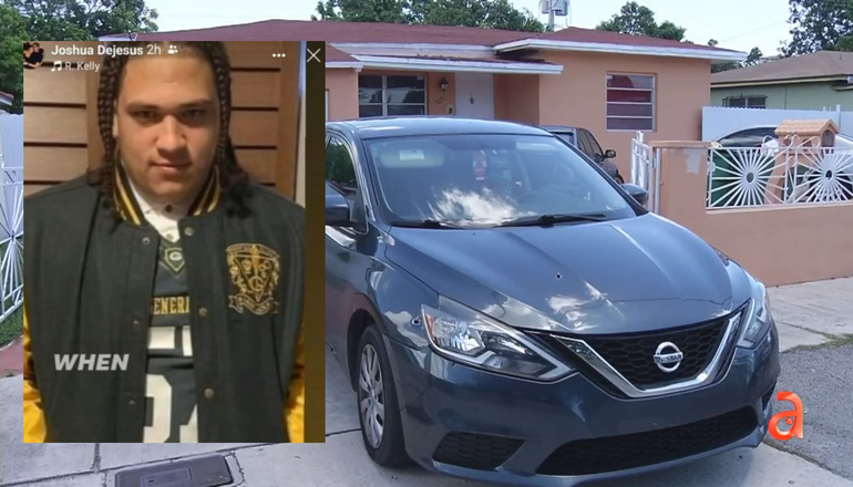 Joven de 16 años baleado mientras manejaba su auto en Miami