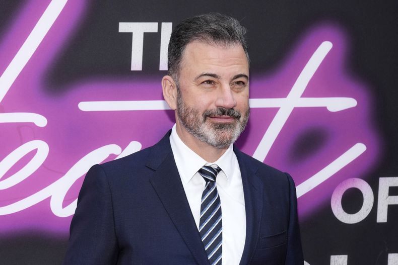 ARCHIVO - Jimmy Kimmel asiste a la celebración especial The Heart of Rock and Roll el 19 de abril de 2024, en Nueva York. (Foto Charles Sykes/Invision/AP, archivo)