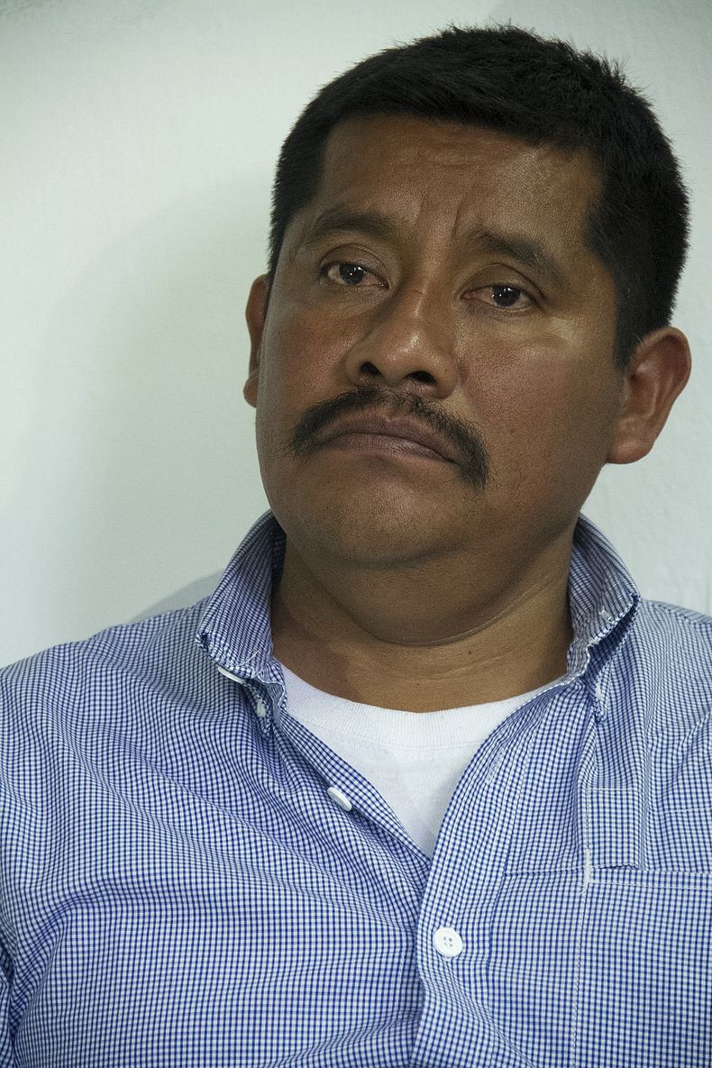 En esta fotograf&iacute;a del 24 de septiembre de 2013, Alberto Patishtan, un profesor ind&iacute;gena tzotzil que seg&uacute;n organizaciones nacionales e internacionales ha estado 13 a&ntilde;os en prisi&oacute;n de manera injusta acusado de participar