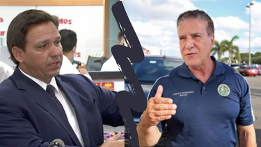 el gobernador ron desantis realizo una conferencia de prensa en hialeah y no invito al alcalde carlos hernandez