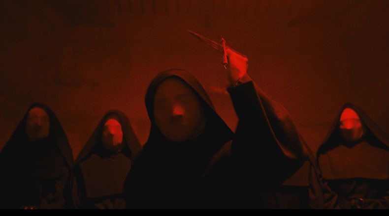 En esta imagen proporcionada por Neon, una escena de la película Immaculate. (Neon vía AP)