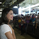 Reciben con Himno Nacional a María Corina Machado