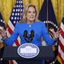 La primera dama Jill Biden en un evento en la Casa Blanca en Washington el 23 de febrero de 2024. (Foto AP/Evan Vucci)