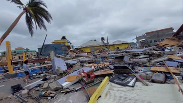 huracan ian: comienzan a salir imagenes en redes sociales de la devastacion en florida