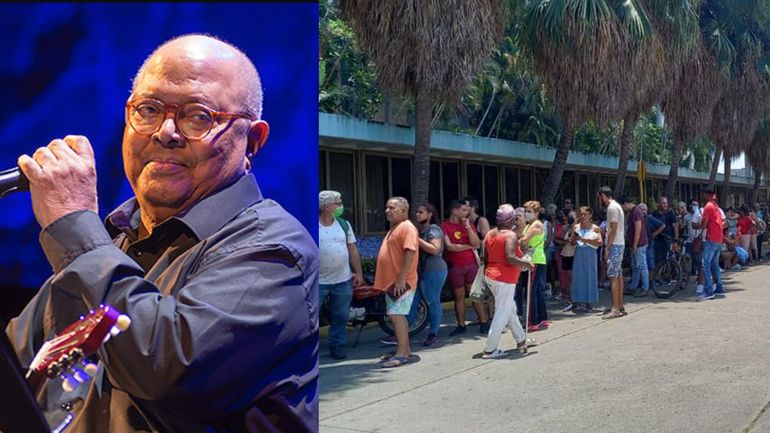 Larga cola para las entradas del concierto de Pablo Milanés en Cuba tras cambio de sede