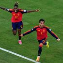 Ferrán Torres, de España, festeja tras anotar el gol de la coronación ante Argentina en la final mundialista, el domingo 19 de julio de 2026 en East Rutherford, Nueva Jersey (AP Foto/Seth Wenig)