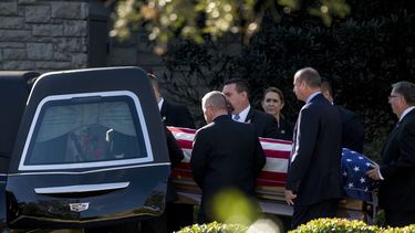 Rinden homenaje al fallecido George H.W. Bush en Capitolio