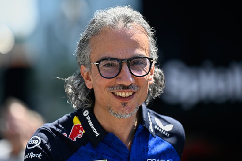 ARCHIVO - Laurent Mekies, jefe del equipo Red Bull, previo al Gran Premio de Austria, el 26 de junio de 2026, en Spielberg. (AP Foto/Denes Erdos)