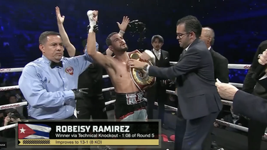 el cubano robeisy el tren ramirez arrolla al japones satoshi shimizu