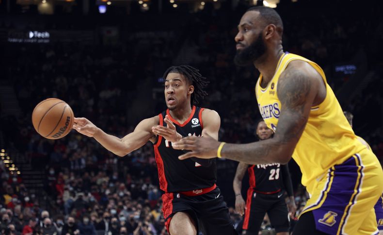 DEP-BAS LAKERS-TRAIL BLAZERS