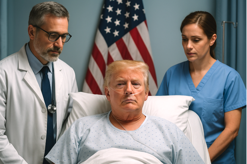 trump enfermo