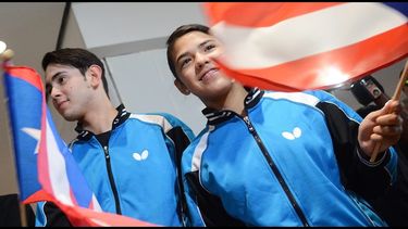 adriana diaz y brian afanador se cuelgan el oro en el tenis de mesa