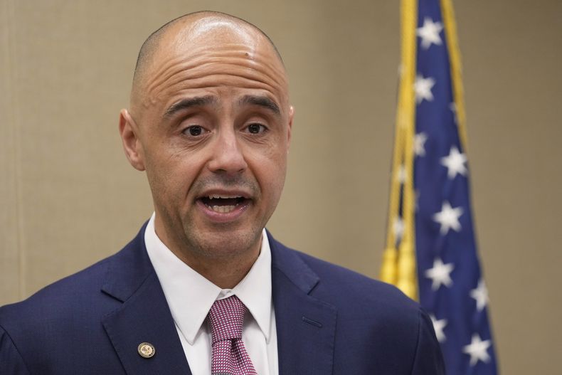ARCHIVO - El fiscal del distrito de Colombia, Matthew Graves, en Washington, el 4 de enero de 2024. (AP foto/Susan Walsh, archivo)