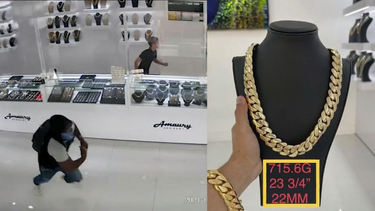 ladrones roban cadena cubana de oro valorada en 20 mil dolares en coral gables