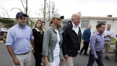 Donald Trump llega a Puerto Rico en medio de la crisis humanitaria que enfrenta la isla