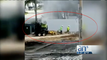 salen a la luz imagenes minutos antes del desplome del edificio de miami beach
