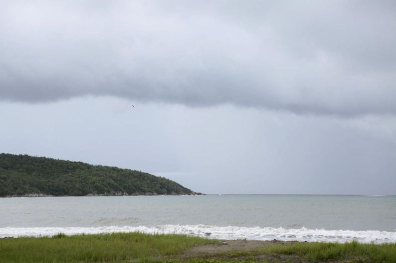 Mientras Dorian se acercaba a Puerto Rico, as&iacute; luc&iacute;a la Playa Guayan&eacute;s de Yabucoa. &nbsp;
