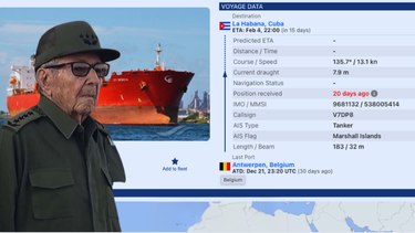 cuba compra combustible de emergencia en africa tras la caida de maduro y envia el tanquero mia grace a la habana