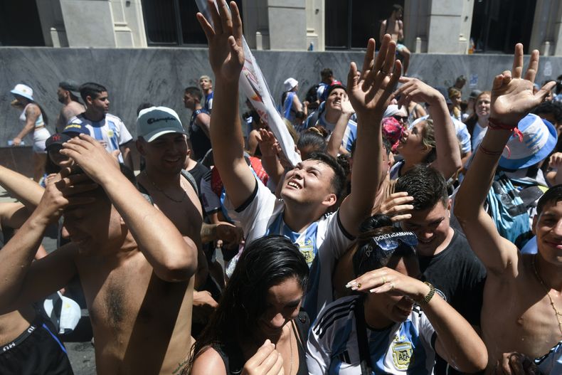 DEP-FUT MUNDIAL-ARGENTINA-REGRESO