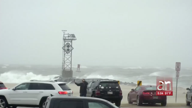 el huracan dorian toco tierra en la madrugada de este viernes en cabo hatteras, una isla frente a la costa de carolina del norte