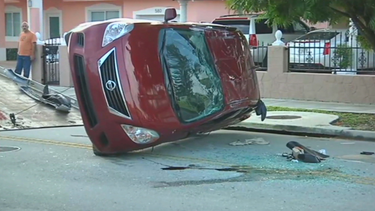 accidentes en hialeah dejan una persona herida