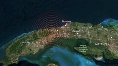 reportan sismo de 5.3 perceptible en occidente de cuba