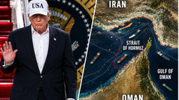 trump publica un mapa que presenta el estrecho de ormuz como nuevo territorio de eeuu y desafia a iran