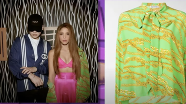 shakira en medio de la polemica tras usar chaqueta balenciaga en su ultima foto junto a bizarrap