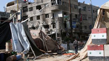 americateve | Da&ntilde;os ocasionados por la guerra en el pueblo de Hejeira, Siria, que fue capturado por las tropas del gobierno el mi&eacute;rcoles 13 de noviembre de 2013. (Foto AP)