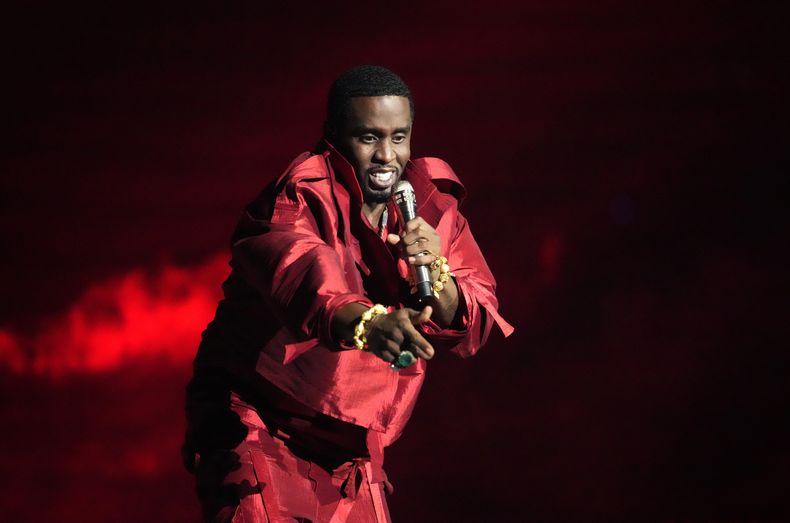 Sean Diddy Combs durante su presentación en los Premios MTV a los Videos Musicales el 12 de septiembre de 2023, en el Prudential Center en Newark, Nueva Jersey. (Foto Charles Sykes/Invision/AP)