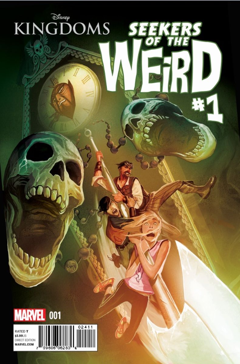 La portada del comic "Seekers of the Weird", el primer n&uacute;mero del sello Disney Kingdoms, en una imagen proporcionada por Marvel. Marvel C&oacute;mics y Disney publicar&aacute;n un t&iacute;tulo inspirado en el Museo de lo Raro, un proyect