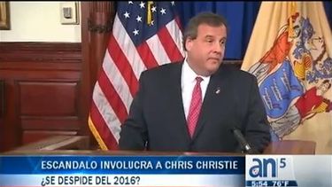 americateve | El gobernador de Nueva Jersey, Chris Christie, está en medio de una polémica que cobró dimensiones nacionales.