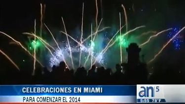 americateve | Miami es un lugar ideal para celebrar el año nuevo pues el tiempo es delicioso en comparación con otras partes del País.
