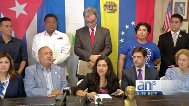 vigilia en miami en solidaridad con victimas de la represion